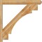 Ekena Millwork Merced Craftsman Rough Sawn Outlooker, Western Red Cedar, 6"W x 40"D x 40"H OUT06X40X40MRC04RWR - alternate 2